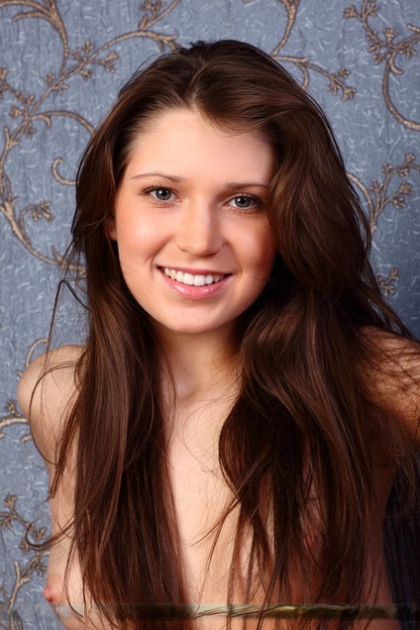 Barefoot teen Marta D removes a shirt and white underwear to pose in the nude 92351500