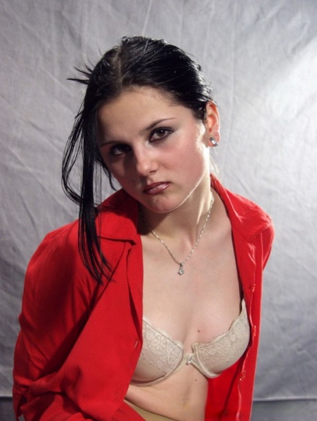 Brunette chick is cleave gagged after being tied up with ropes 18716777